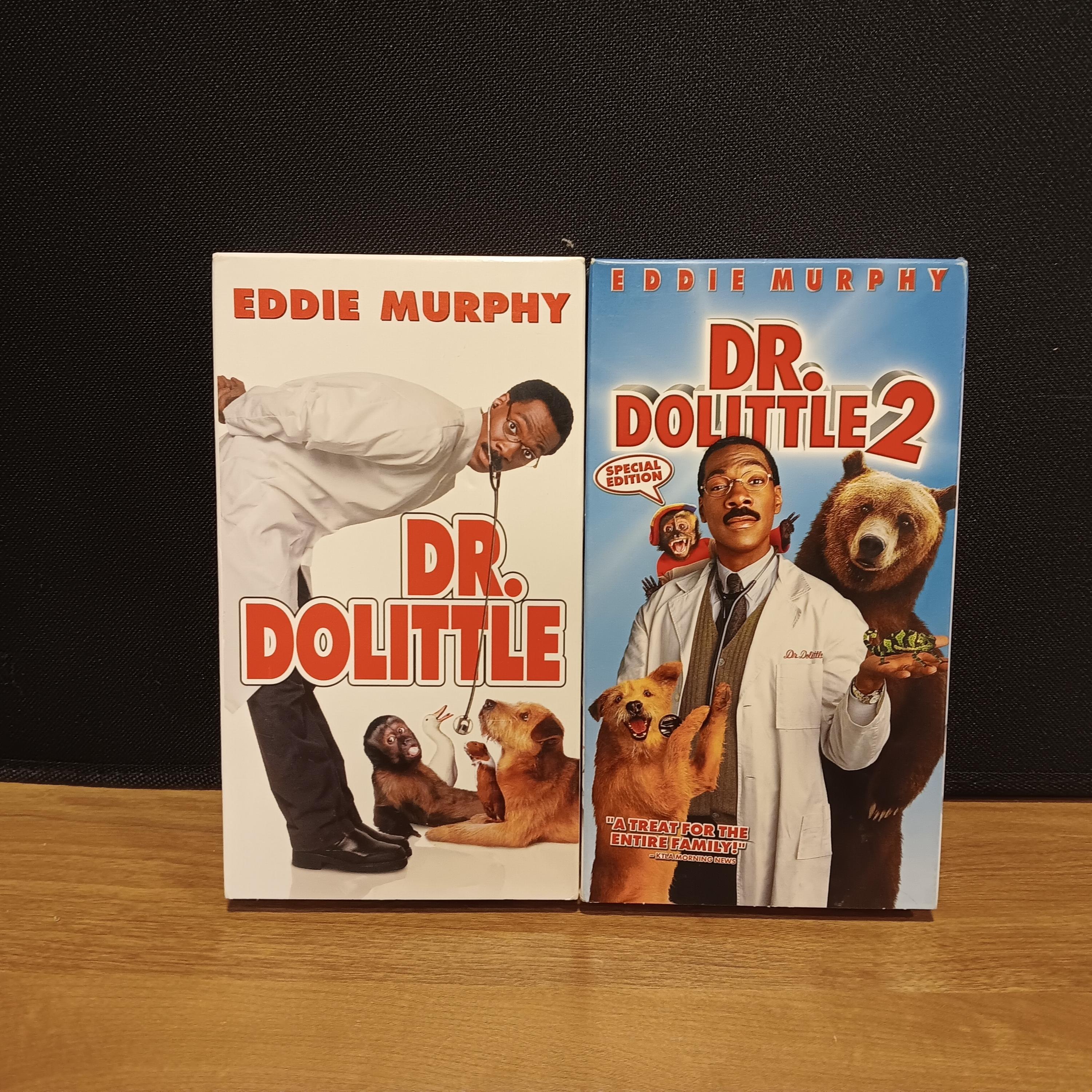 Set of 2 Vintage 90s Dr. Dolittle Eddie Murphy VHS - Etsy