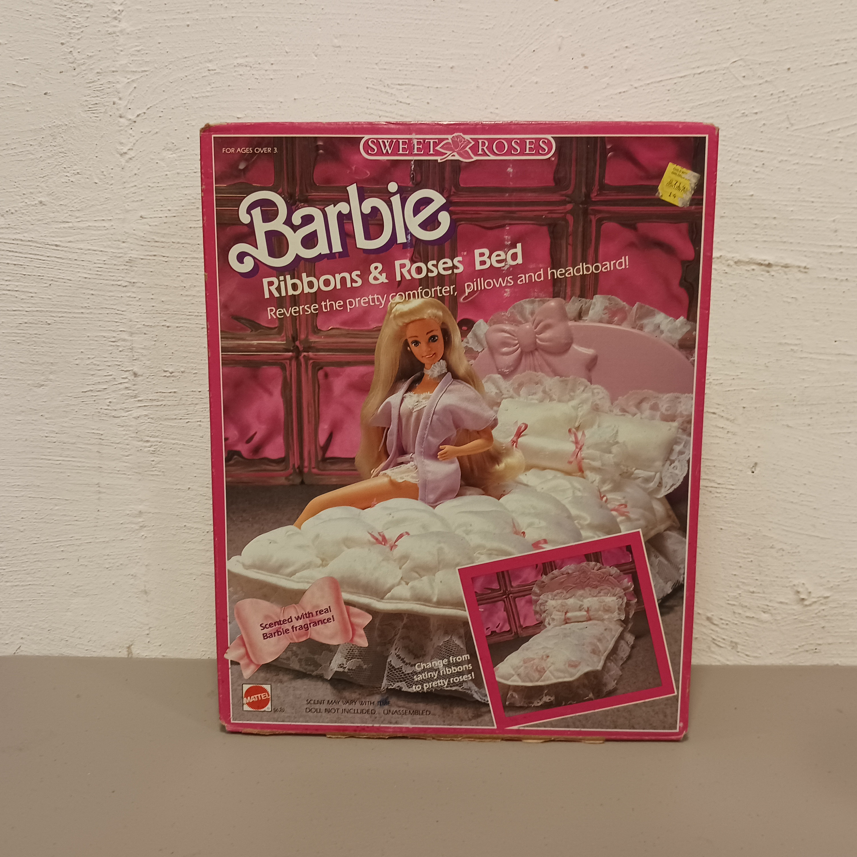 Barbie ribbons and roses bed hotsell