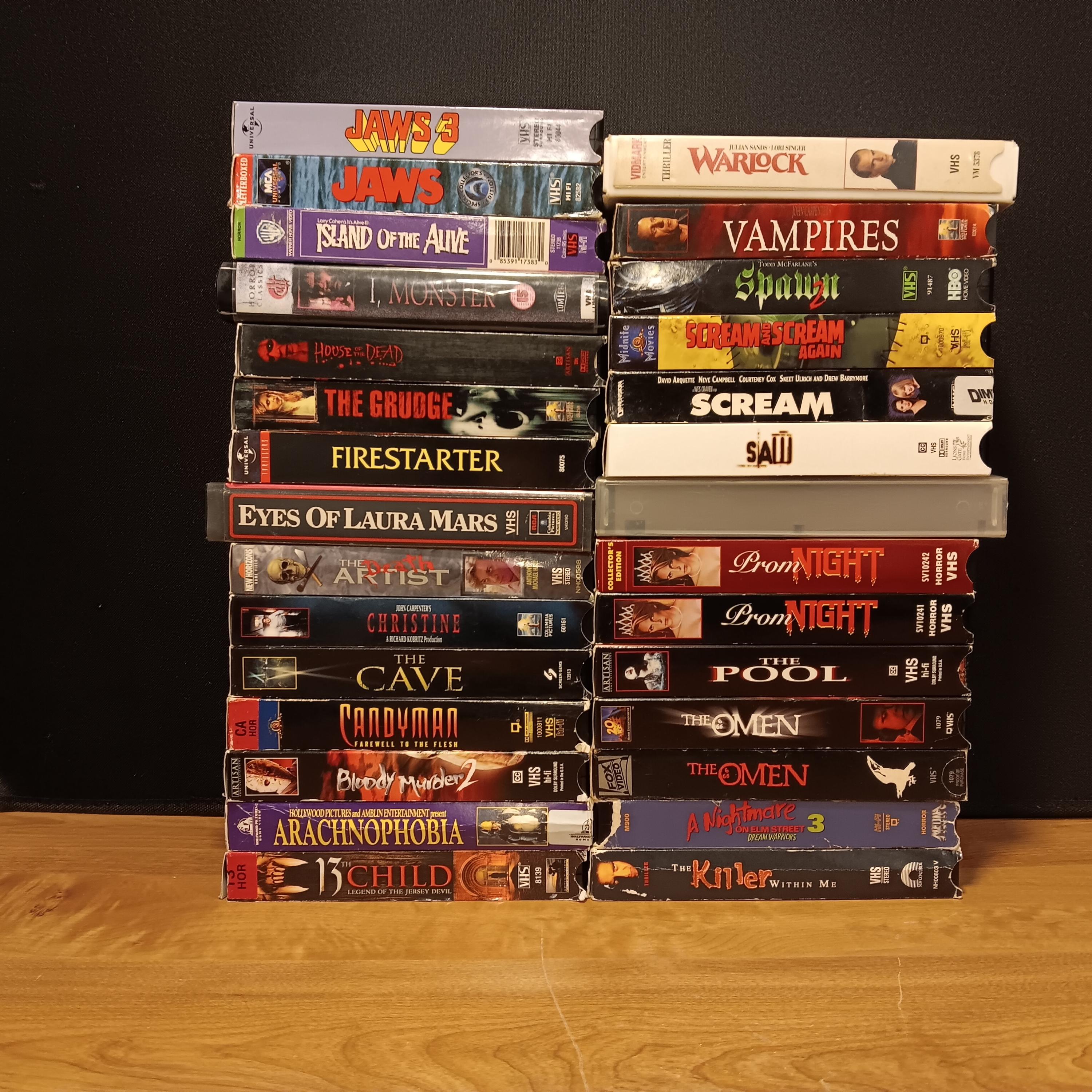 Vintage 80s/90s Horror VHS