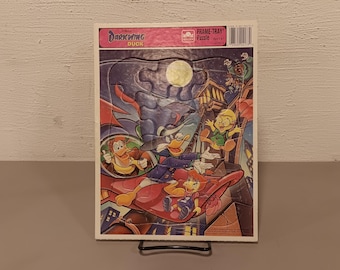 Vintage 1991 Darkwing Duck Frame Tray Puzzle