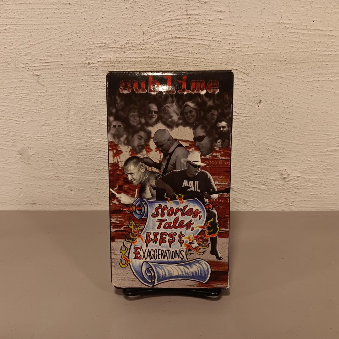 Vintage 1998 Sublime: Stories, Tales, Lies & Exaggerations VHS - Etsy