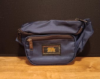 Marsupio vintage anni '90 TA blu navy