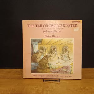 Vintage 1984 Tailor of Gloucester Beatrix Potter Vinyl Record