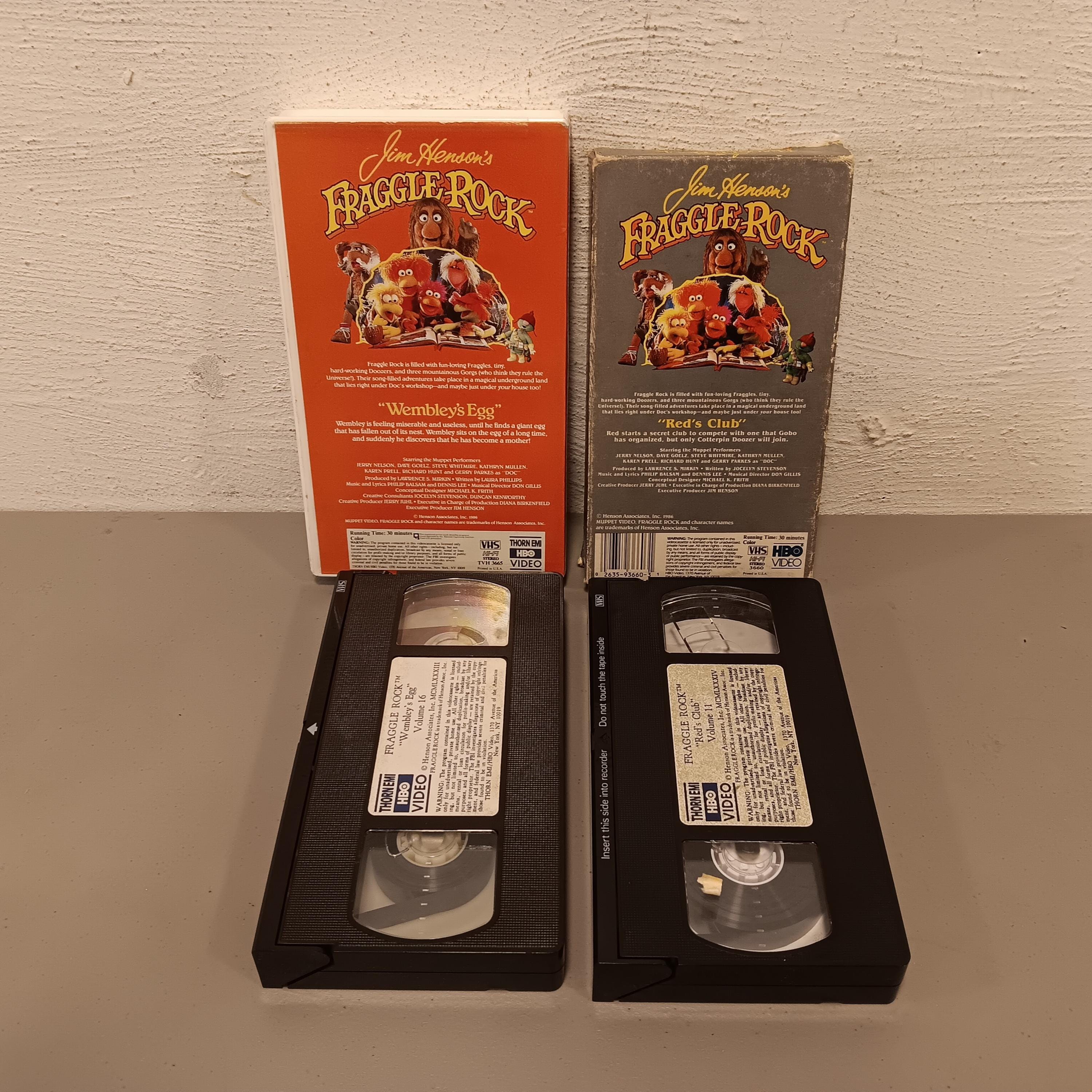 【超レア】フラグルロック DVD/VHS セット 超レア・お早めに】フラグルロック DVD /VHS Fraggle Rock