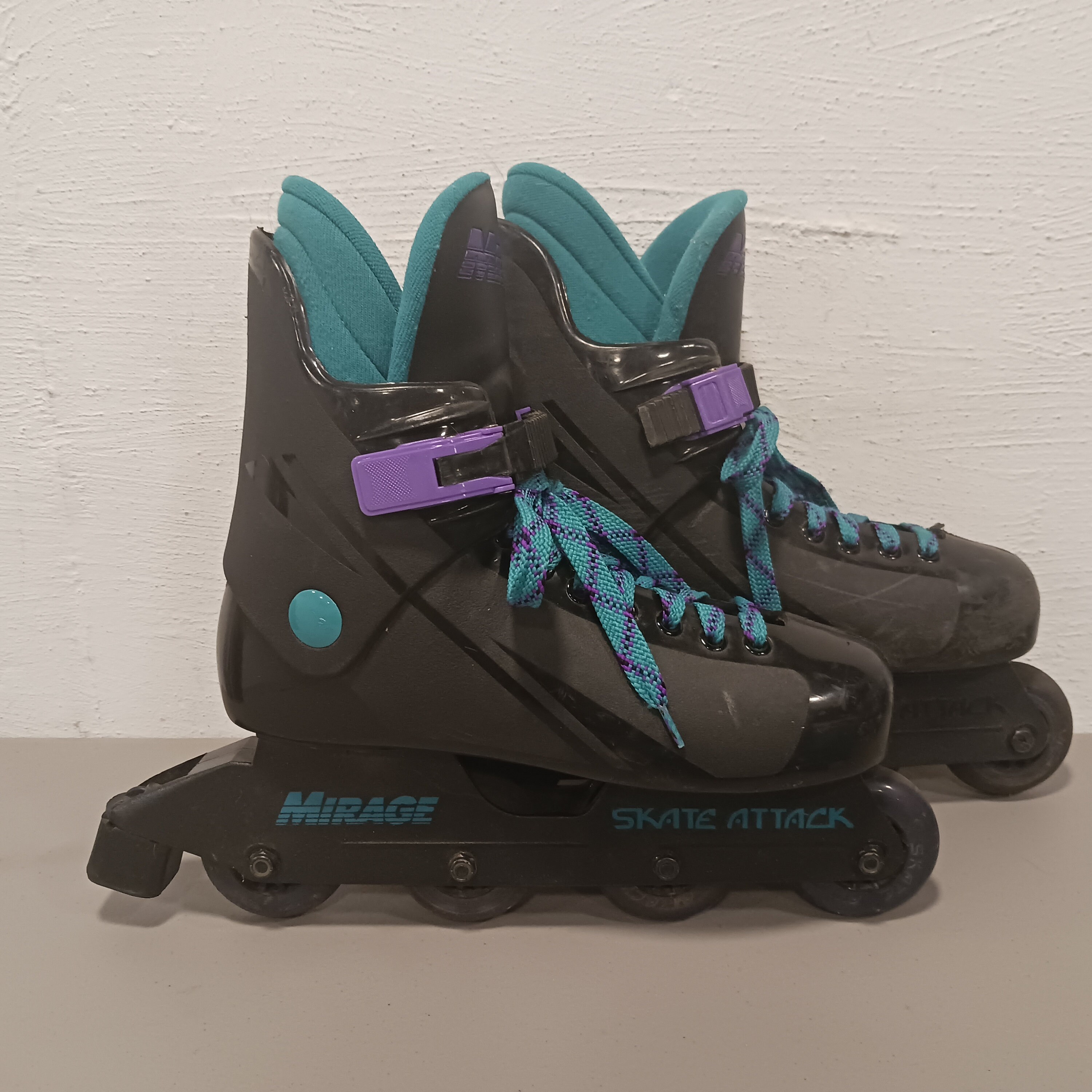 Vtg 1990s Skate Attack by Ultra Wheels Inline Skates Mens Sz 7 Wayne Gretzky VGC Ultra Wheels Gretzky Alu MVP main image 4
