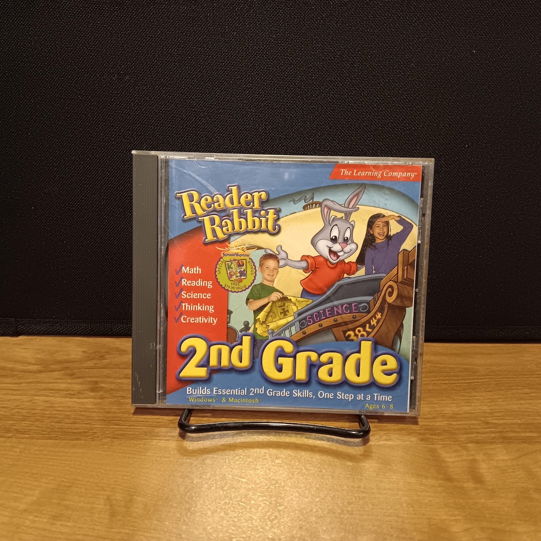 Vintage 2002 Reader Rabbit 2nd Grade Educational PC Game - Etsy