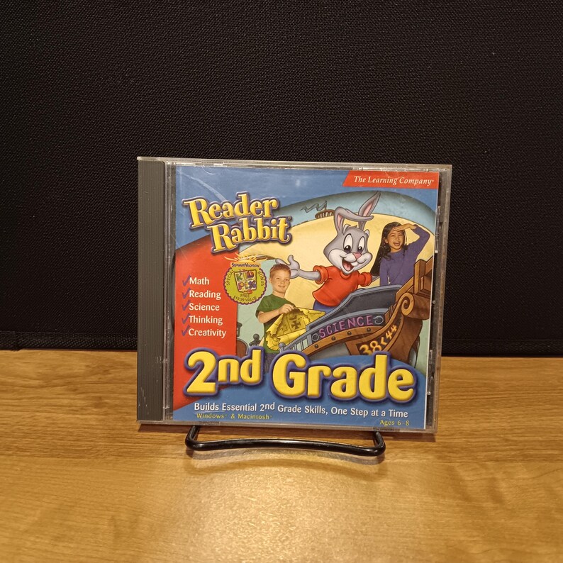 Vintage 2002 Reader Rabbit 2nd Grade Educational PC Game - Etsy