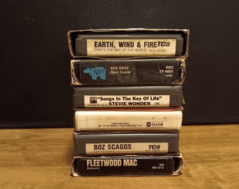 Vintage 1970s 8-Track Tapes