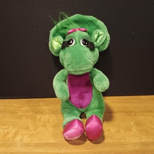 Vintage 1992 Baby Bop Barney 14&quot; Plush