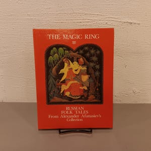 Vintage 2001 &quot;The Magic Ring&quot; Russian Folk Tales Hardcover Book