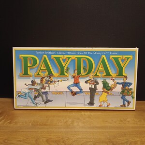 Vervangende stukken voor het betaaldagbordspel uit 1994