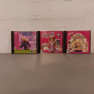 Vintage 90s/00s Barbie CD-ROM Games