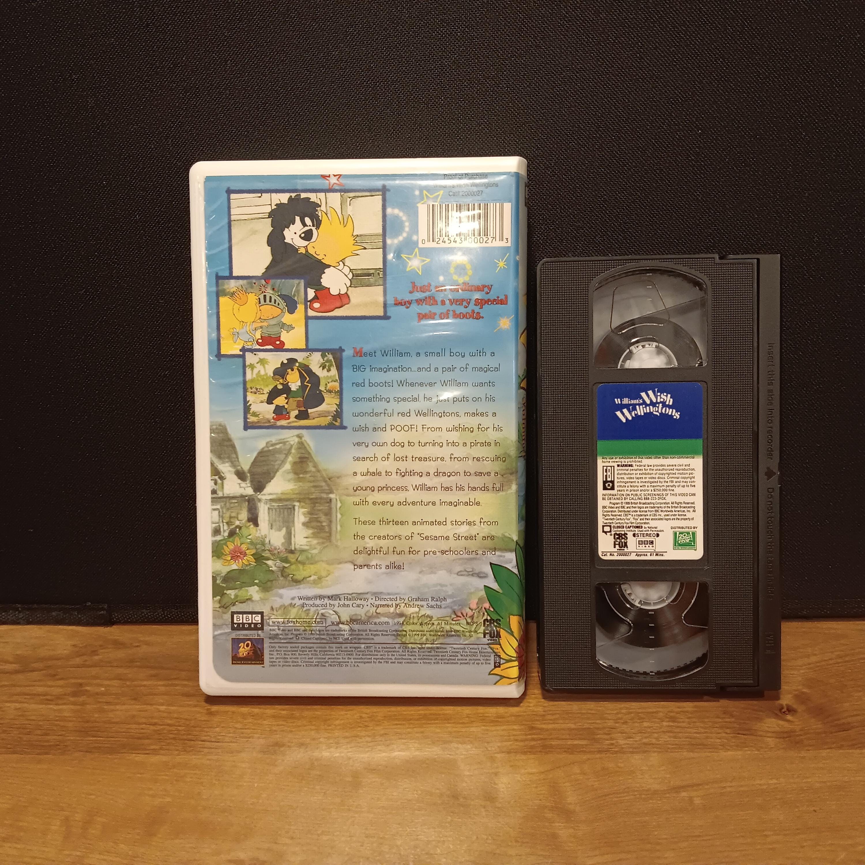Vintage 1994 BBC William's Wish: Wellingtons VHS - Etsy