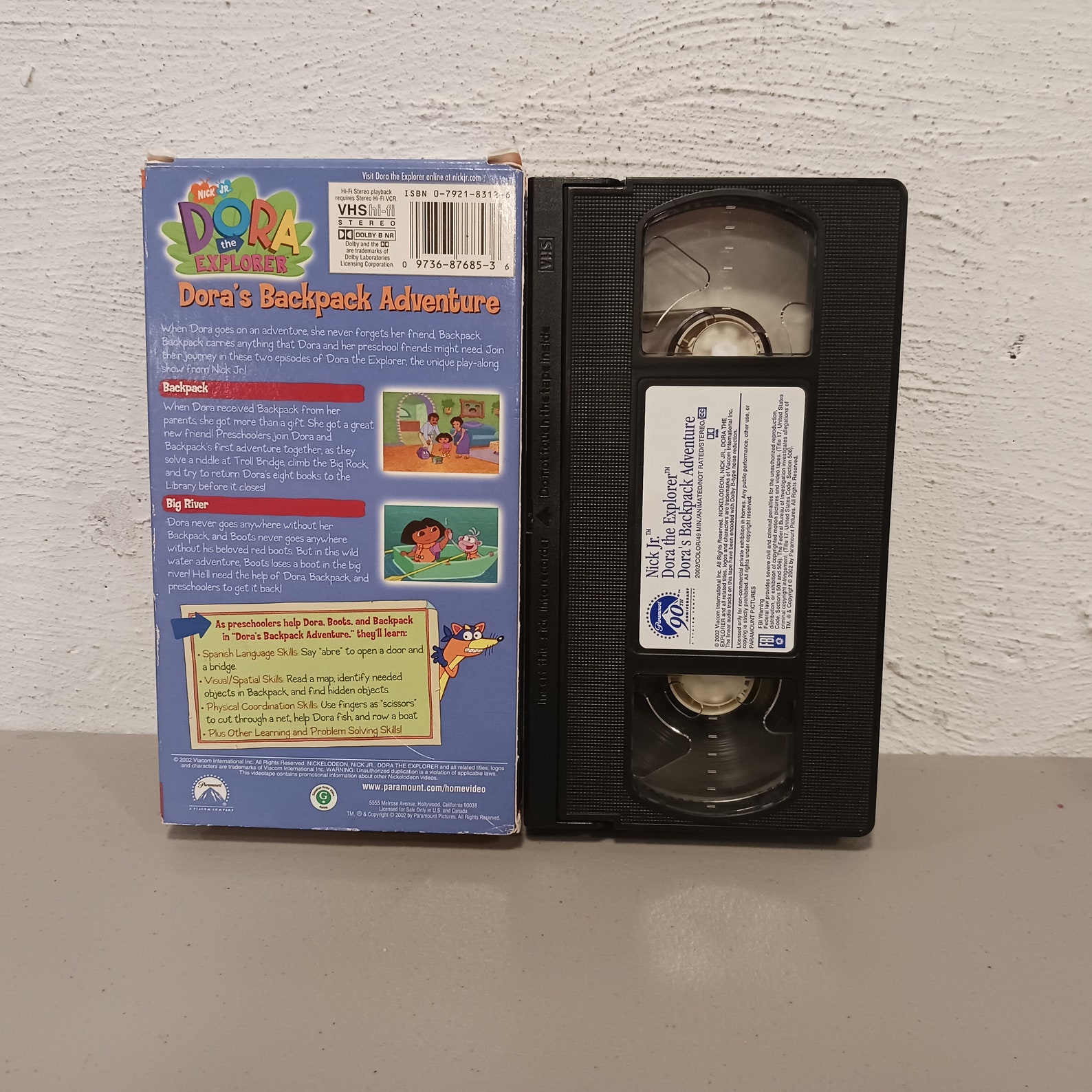 Vintage 2002 Dora's Backpack Adventure VHS Etsy