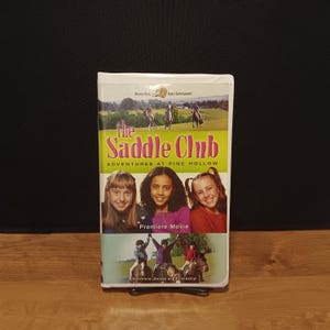 Vintage 2002 Saddle Club &quot;Adventures at Pine Hollow&quot; VHS