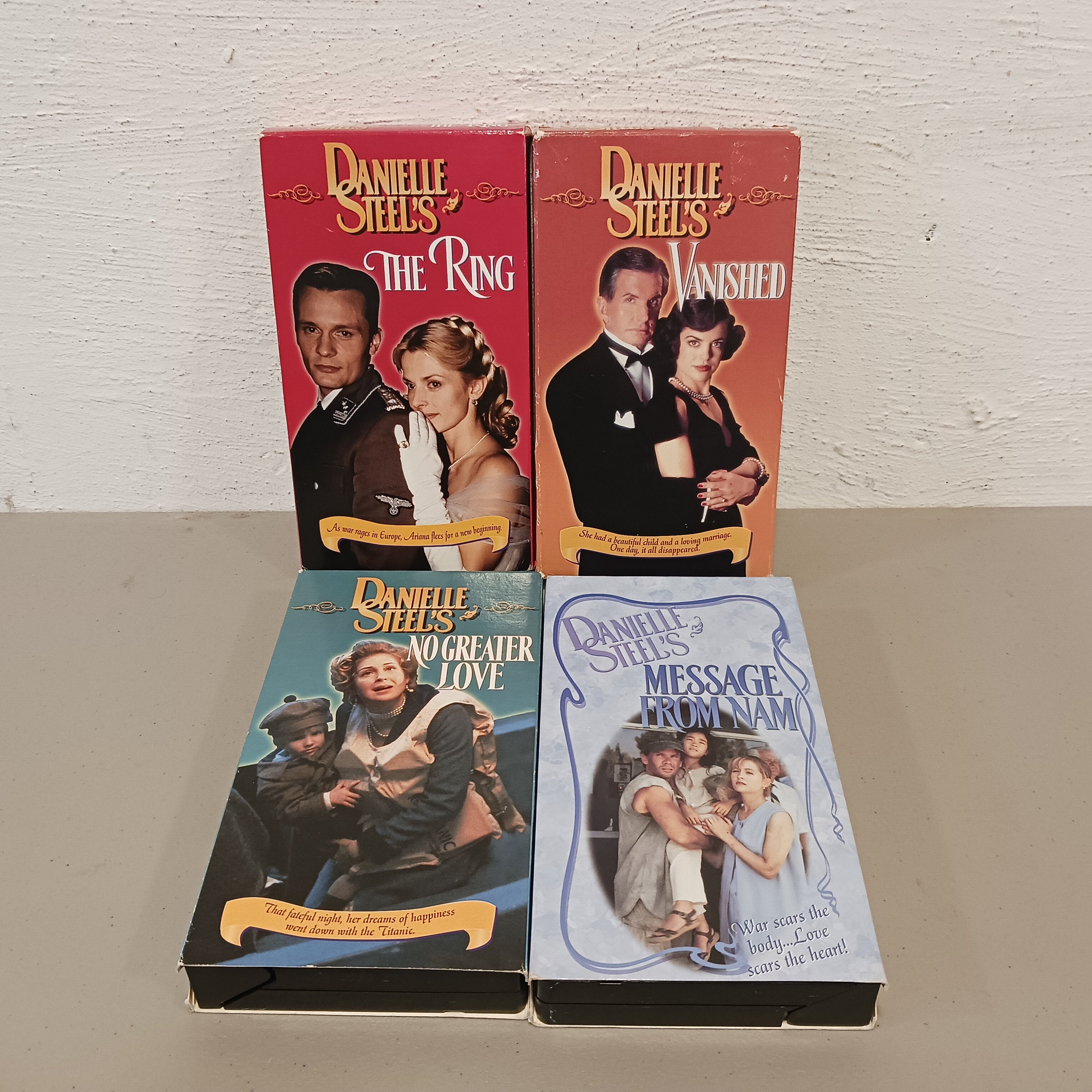 Set of 4 Vintage Danielle Steel VHS - Etsy