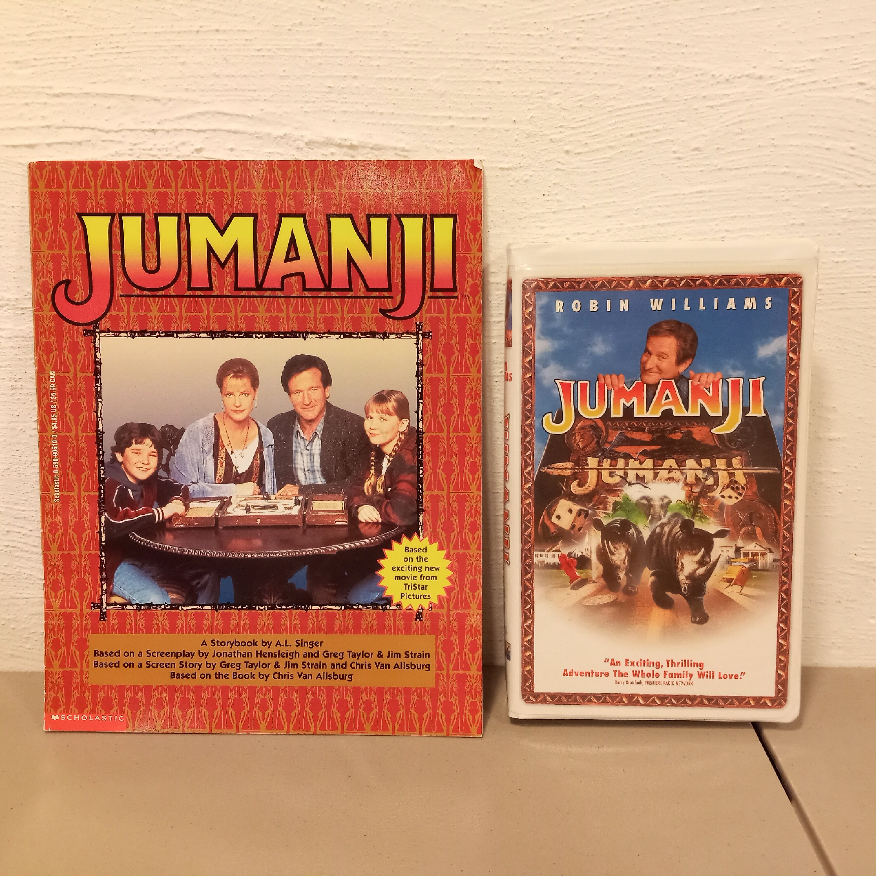 Vintage Jumanji Book & VHS Set Etsy