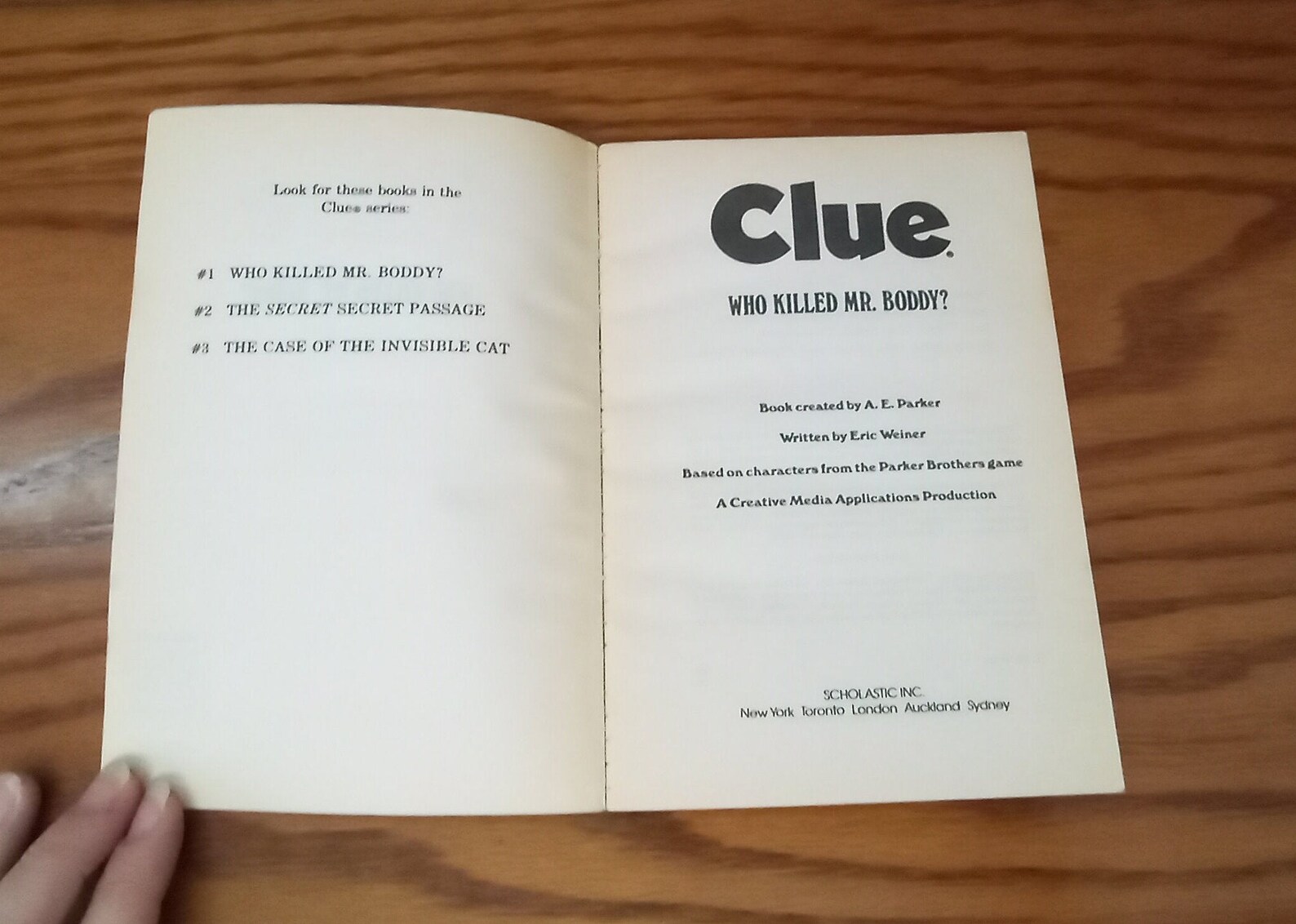 Vintage Clue Who Killed Mr Boddy Chapter Book Etsy