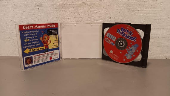 Vintage 1996 Fisher Price Ready for Preschool 2-disc CD-ROM