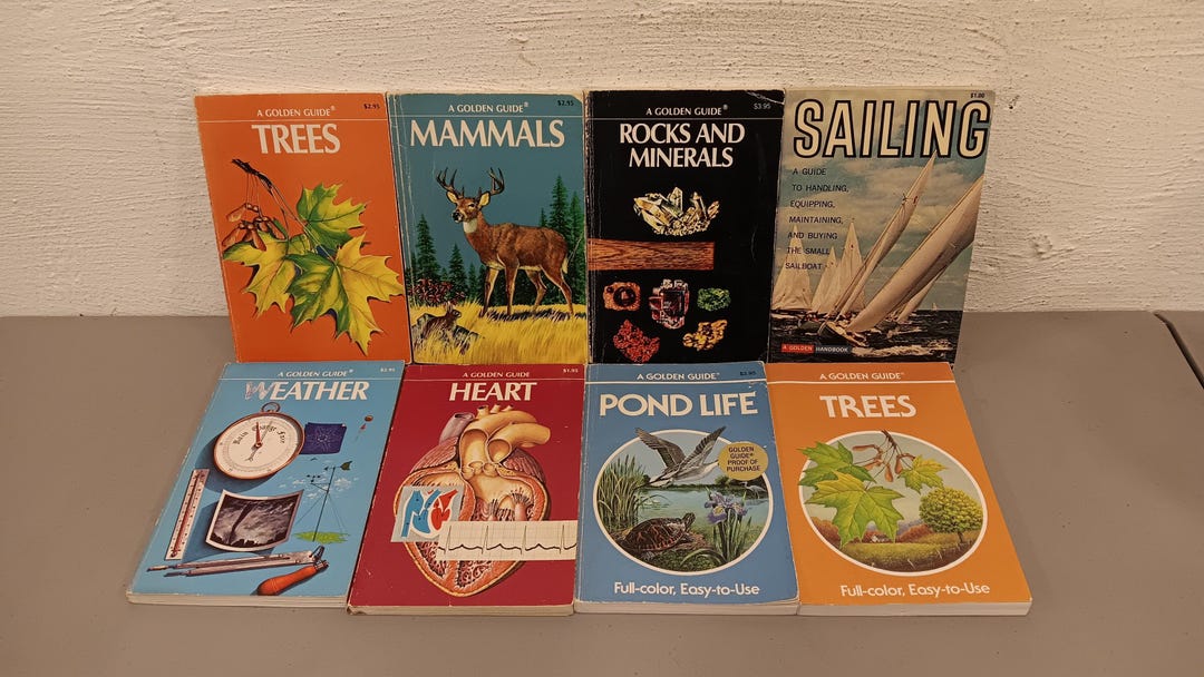 Old Nature Guide Set of 8 Vintage 1950s/70s/80s Golden Guides Nature Books - Etsy