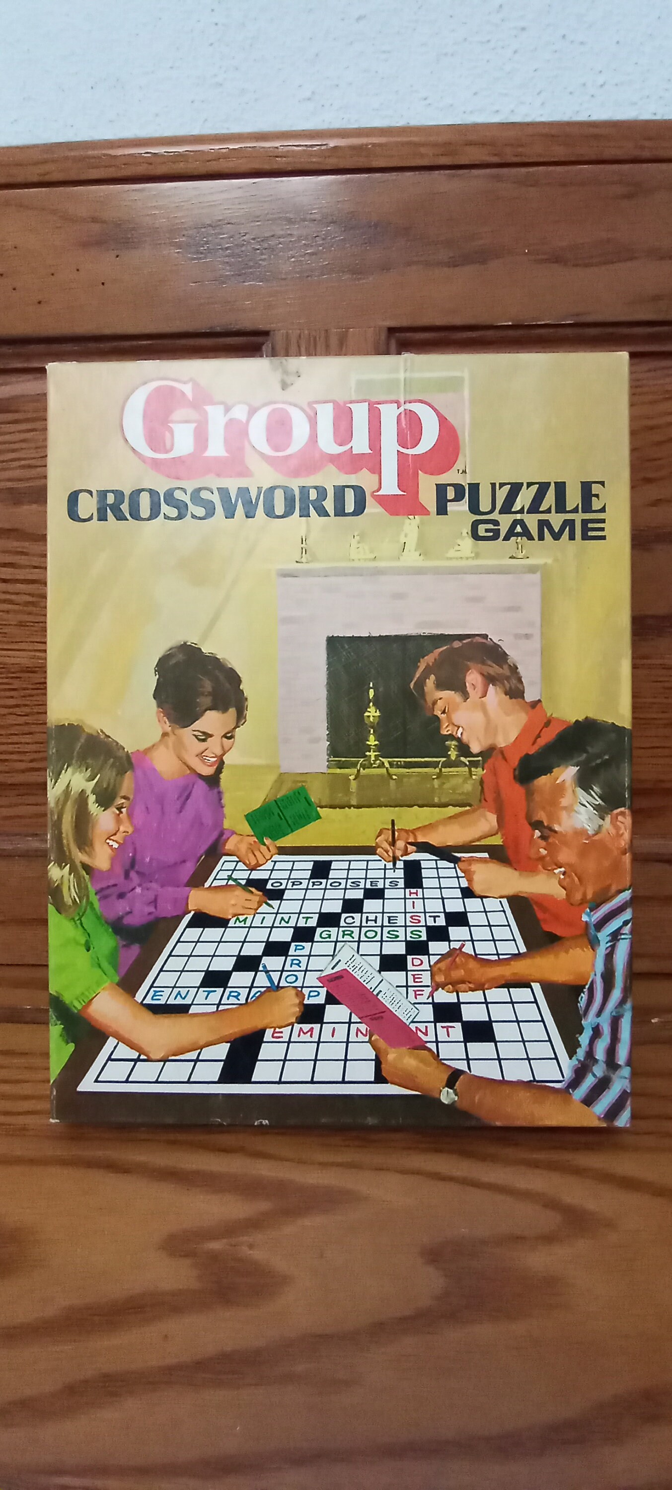 COMPLETE Vintage 1971 Group Crossword Puzzle Game Etsy Canada