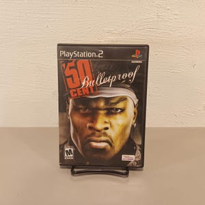 NO GAME Vintage 2005 PS2 "50 Cent Bulletproof" Case & Manual Only