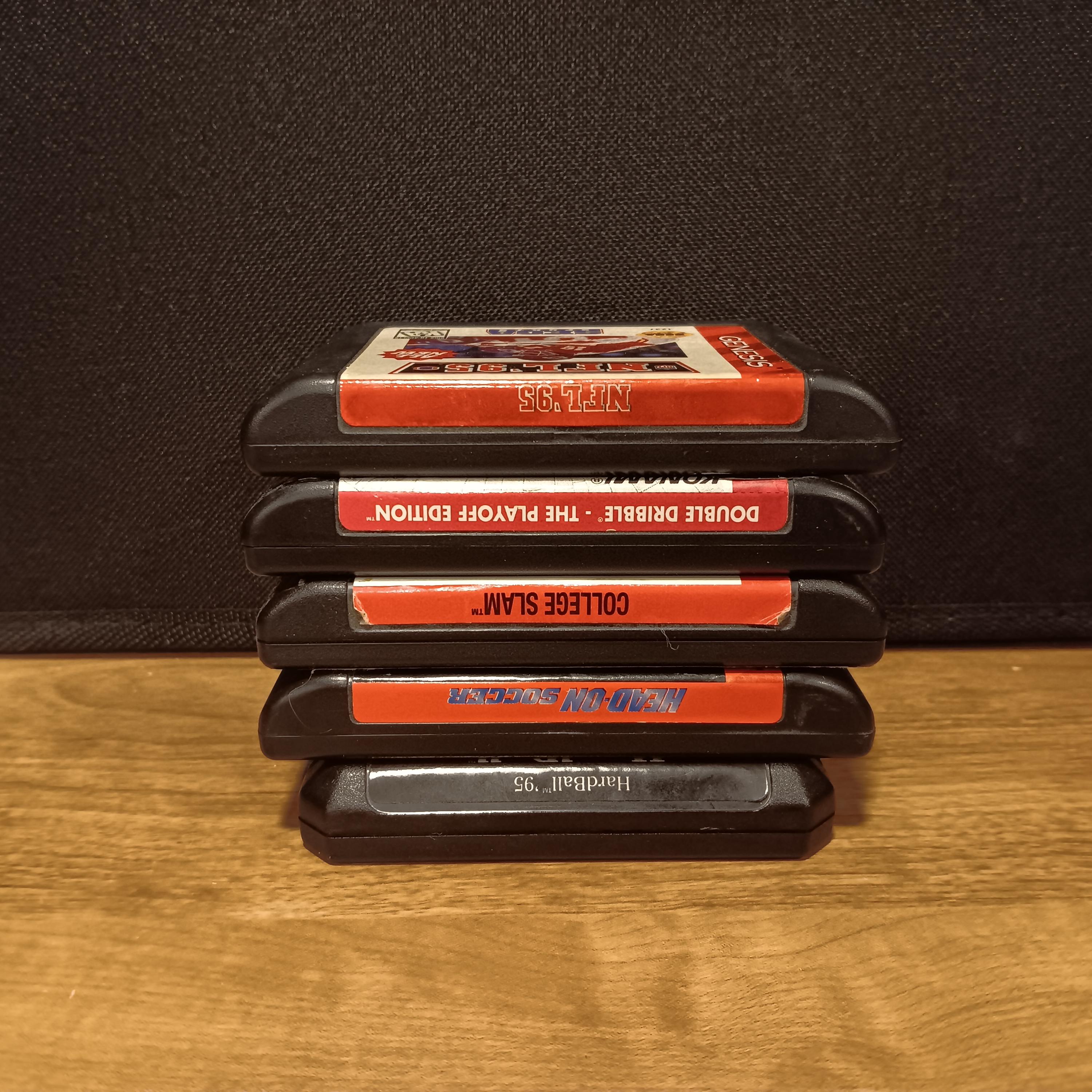Set of 5 Vintage 90's Sega Genesis Sports Games