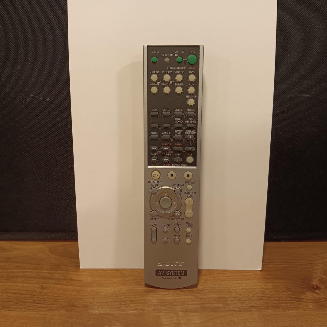 Vintage 90s/00s Sony AV System RM-AAP001 Remote Control - Etsy