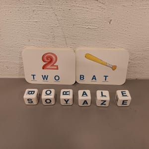 Vintage 1988 Boggle Jr. Replacement PARTS