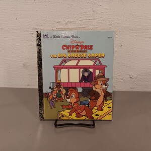 Vintage 1991 Disney's Chip 'n' Dale Rescue Rangers: the Big Cheese Caper Book