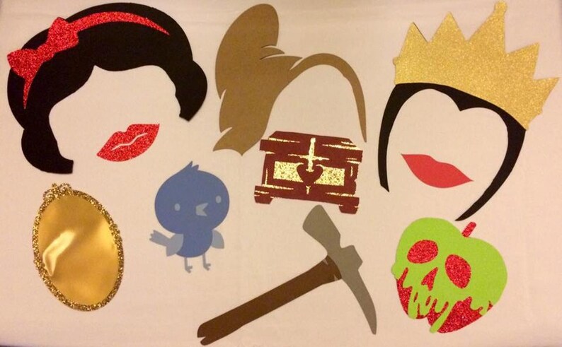 Snow White Photo Booth Props - Etsy