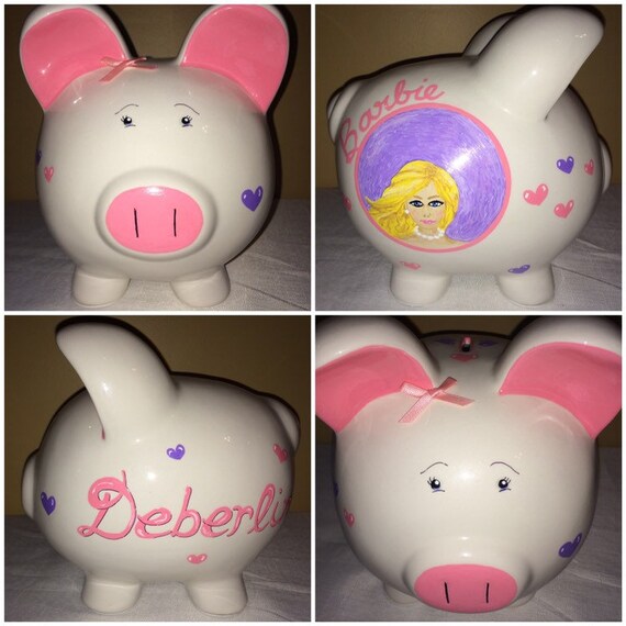 barbie doll piggy bank