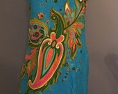 1960's soft cotton womens shift dress by Loungees