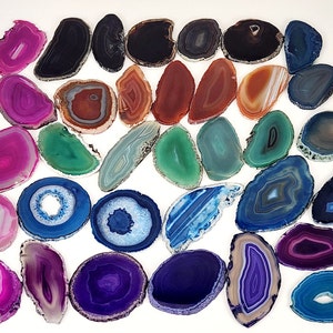 Agate Geode Slices (2.5-3.5 inches)