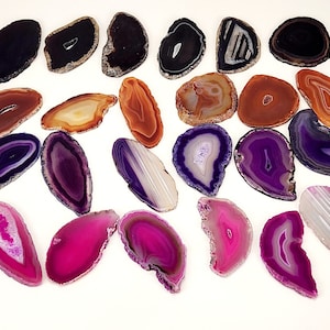 Agate Geode Slices (2.0-3.0 inches)