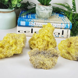 Sulfur &quot;Native & Authentic&quot; Crystal Mineral Specimen - El Desierto Mine, Bolivia