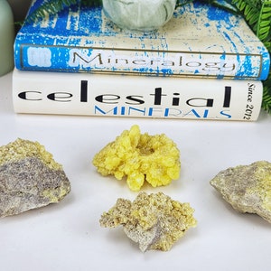 Sulfur &quot;Native & Authentic&quot; Crystal Mineral Specimen - El Desierto Mine, Bolivia