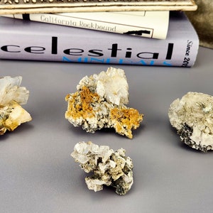 Baryt & Markasit Crystal Cluster Mineral Specimen