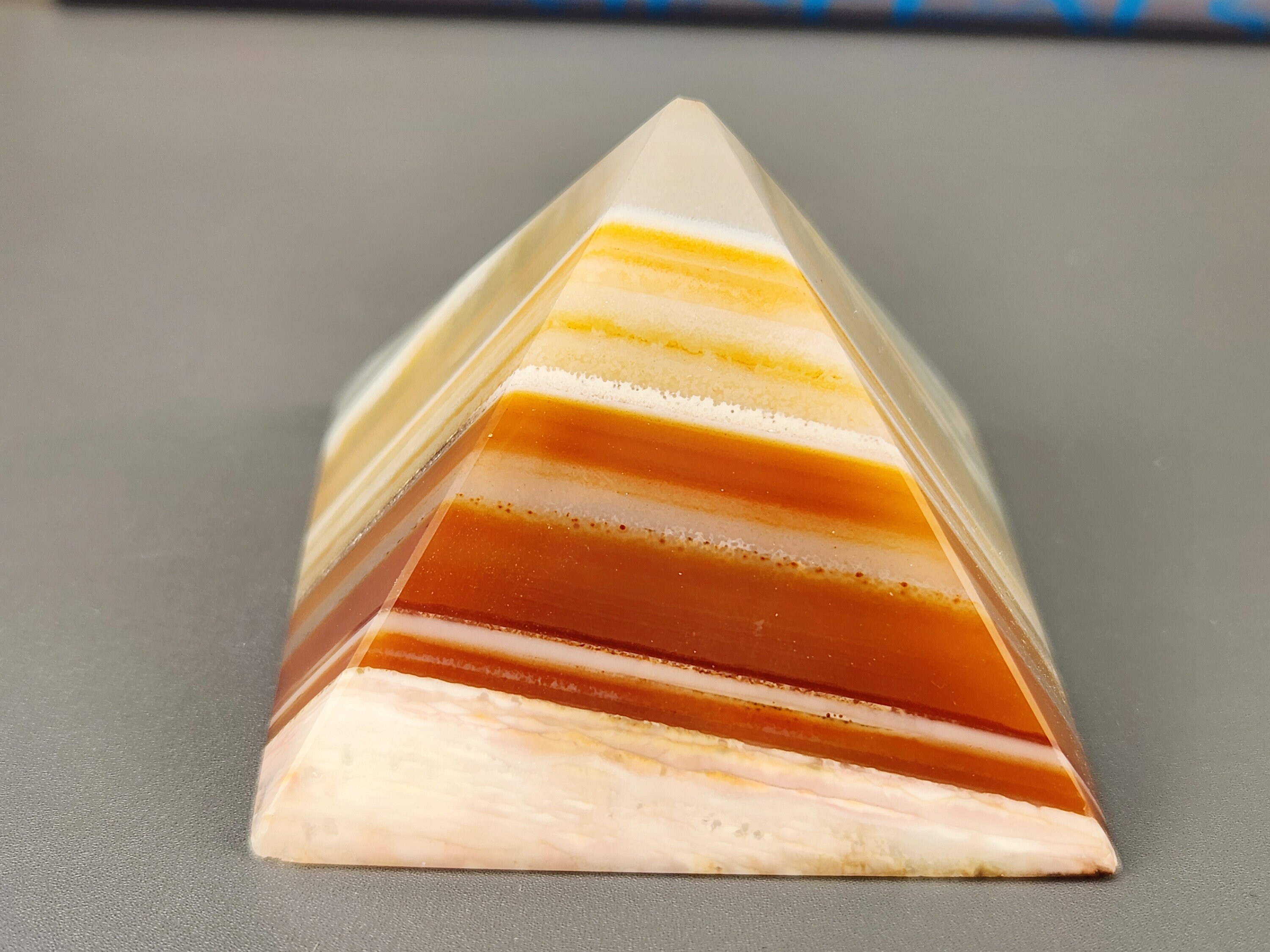 Quartz With Rust Red Rust Quartz Pyramid - Etsy
