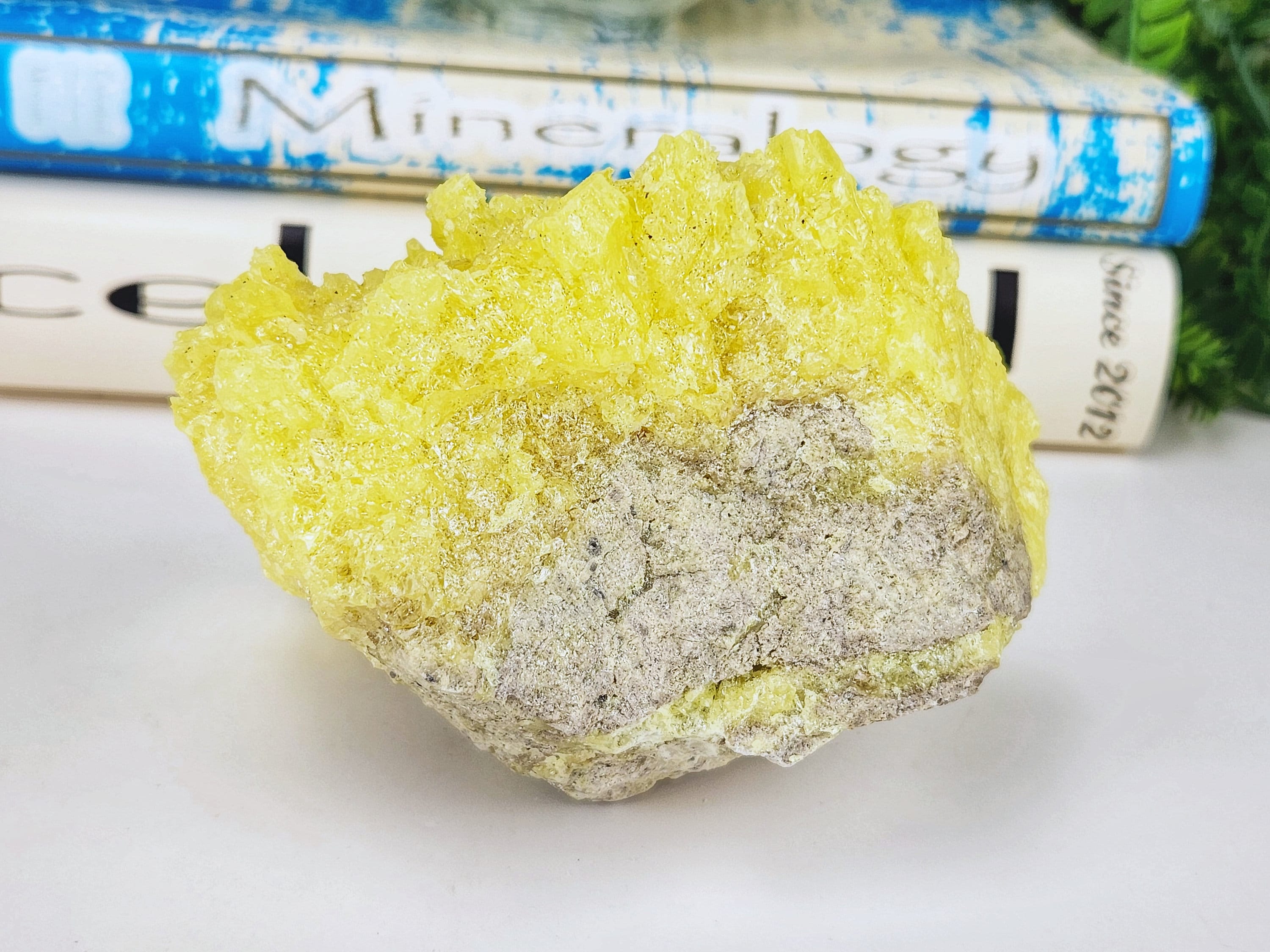 Sulfur native & Authentic Crystal Mineral Specimen Etsy