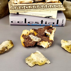 Baryt & Markasit Crystal Cluster Mineral Specimen