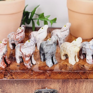 Wolf Soapstone &quot;Mini&quot; Figurine