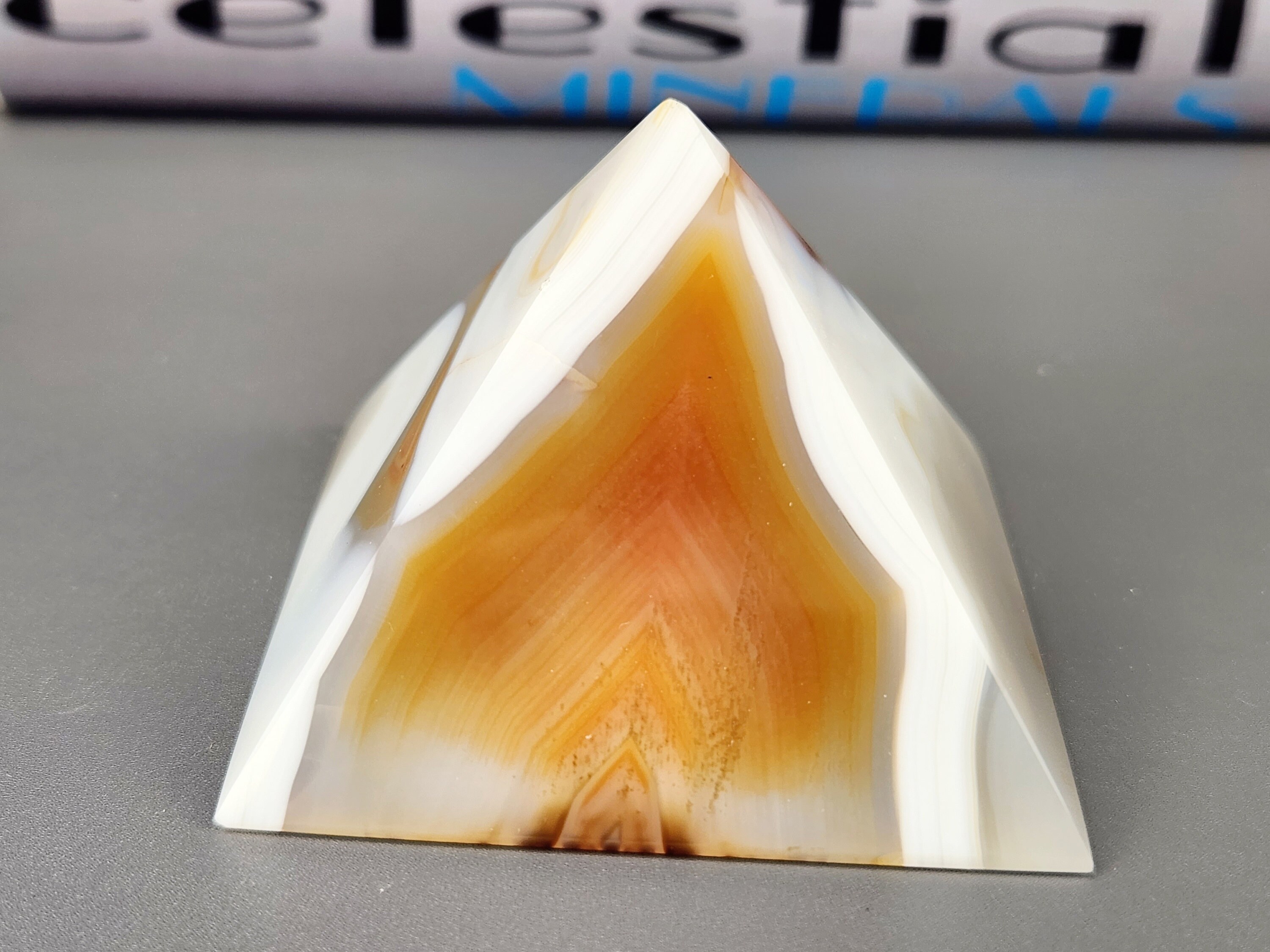 Quartz With Rust Red Rust Quartz Pyramid - Etsy