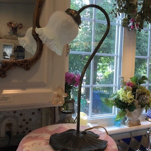 Vintage Mid Century Lily Pad Lamp