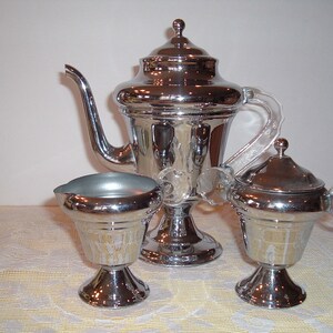 Vintage Silver Chrome Tea/CoffeeSet