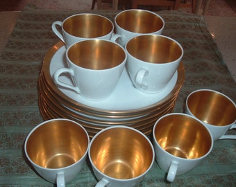 Vintage Gold Luncheon Set