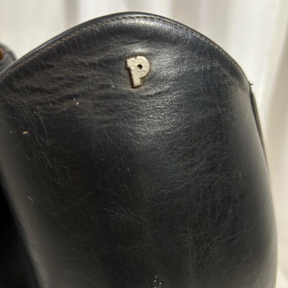 Petrie Dressage Boots | Equestrian Black Leather Tall Riding Boots | US Women's 7 (UK 4.5) | Height 47cm (18.5"), Calf 37cm (14.6") View 3