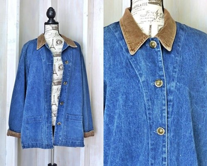 loose fitting jean jacket