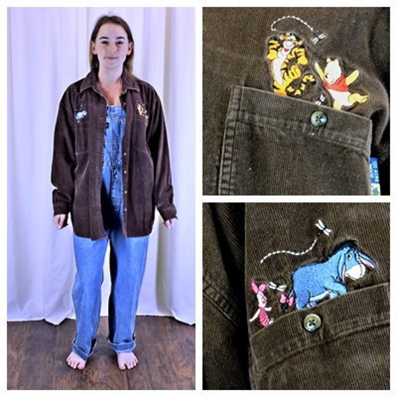 Vintage Pooh shirt size L / womens 90s Disney / b