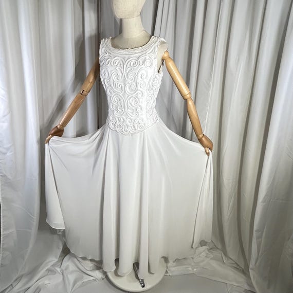 stretch satin dress Fitted Gown Homemade Classic Thousand Island Type-Dresses ADRIANNA PAPELL Imported Dry Size:34W 32L